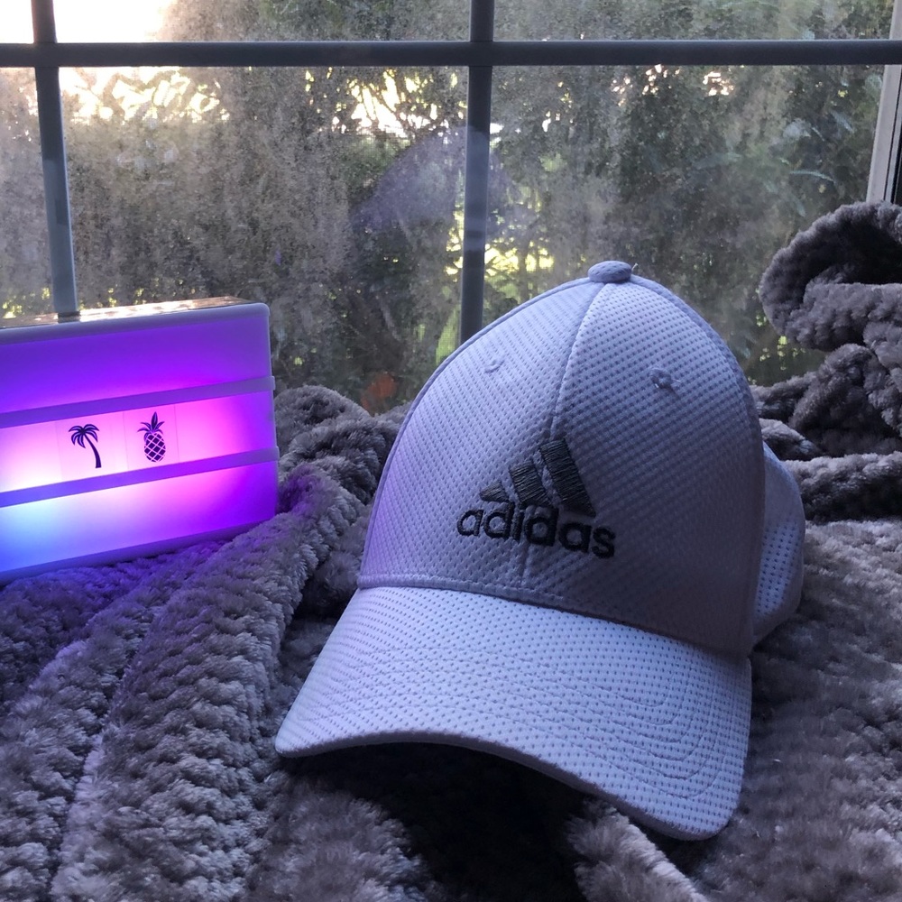 Zags II A-Flex White adidas mesh cap/hat